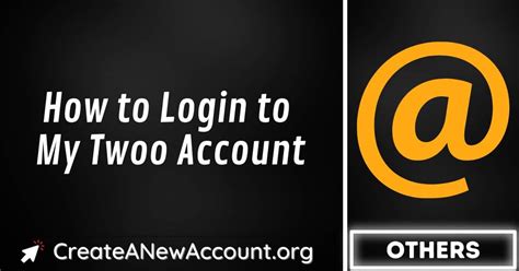 How To Create Account In Twoo 